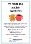 Y5 Meet The Teacher Breakfast