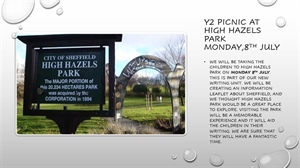Y2 Picnic at High Hazels Park