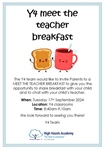 Y4 Meet The Teacher Breakfast