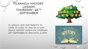 Y1 Family History Lesson