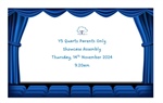 📢📢 Y5 Quartz Showcase Assembly 📢📢